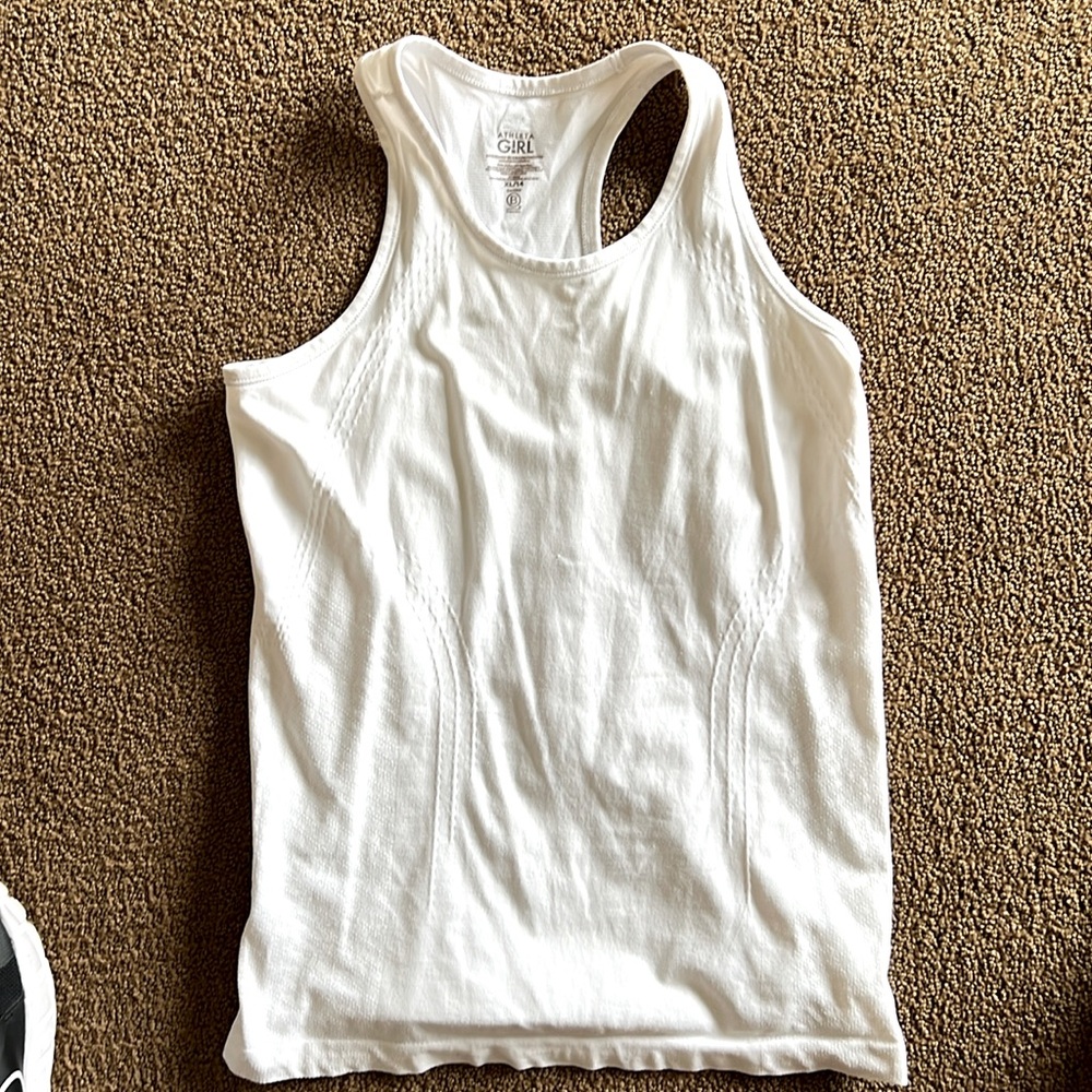 Athleta Girl white tank